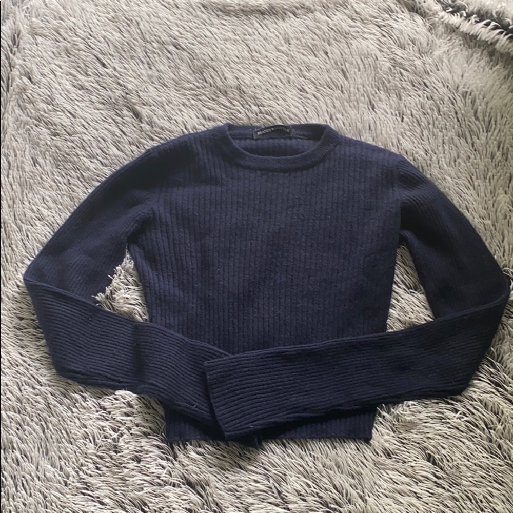 RARE brandy melville navy sweater